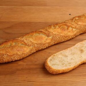 Sesame Sourdough Baguette