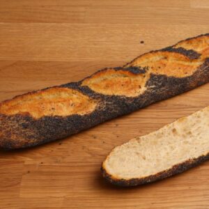 Poppy Seeds Sourdough Baguette